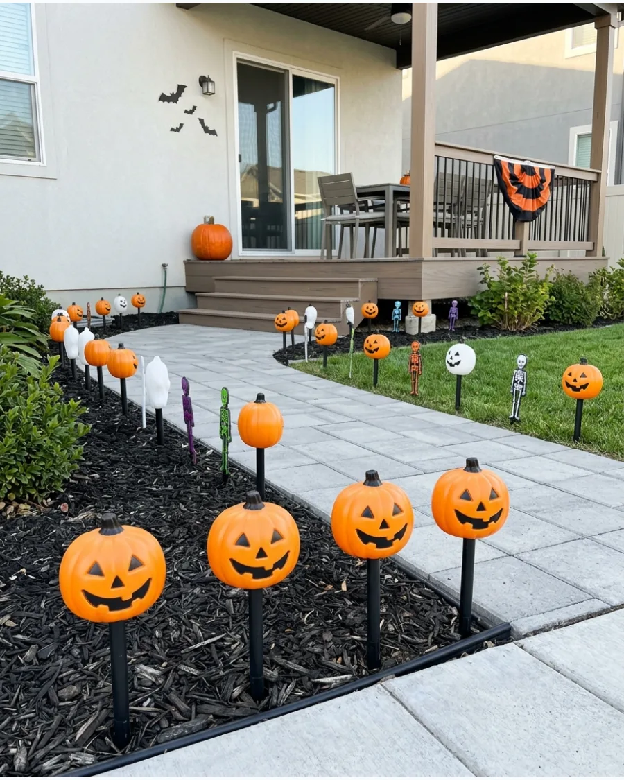 7. Halloween Pathway Stake Lights