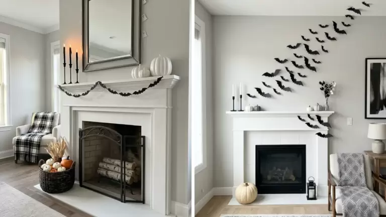 50 Spooky Halloween Mantel Decorating Ideas