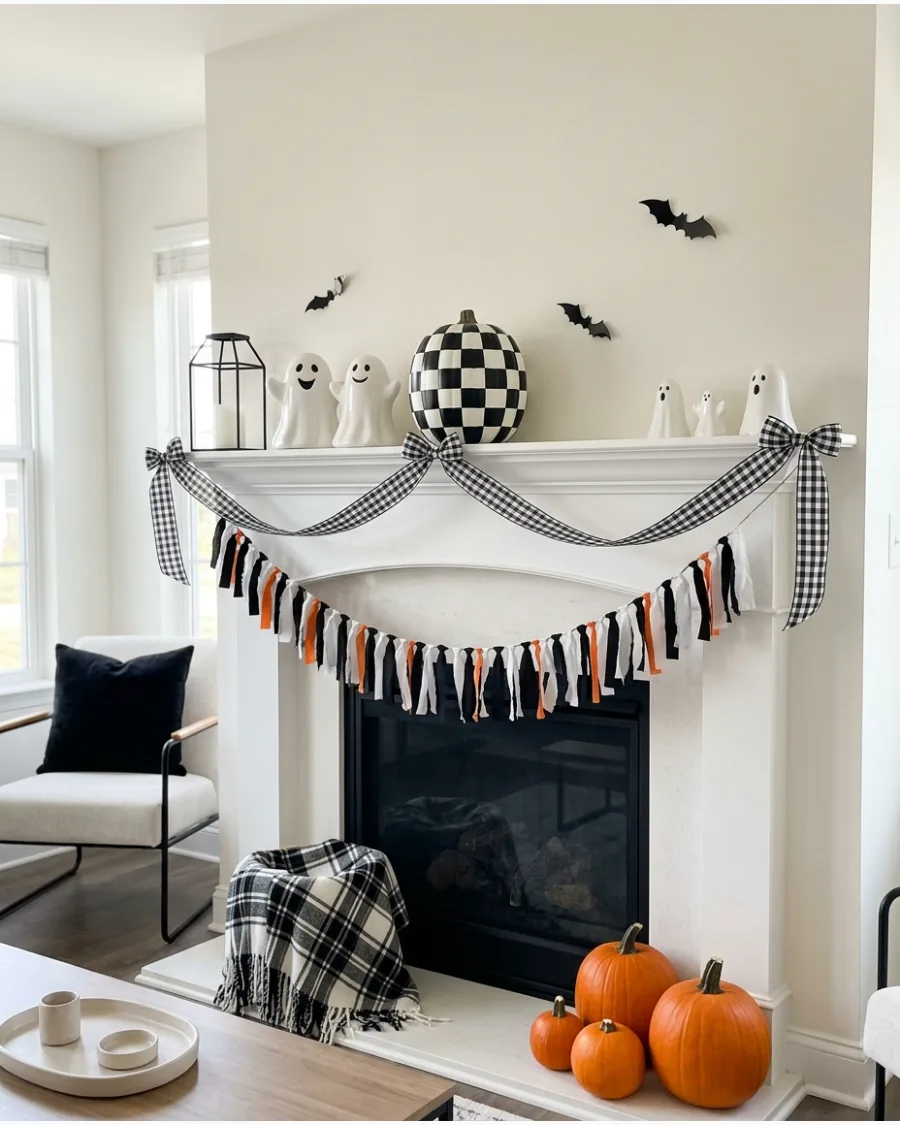 15. Ghost and Checkered Mantel