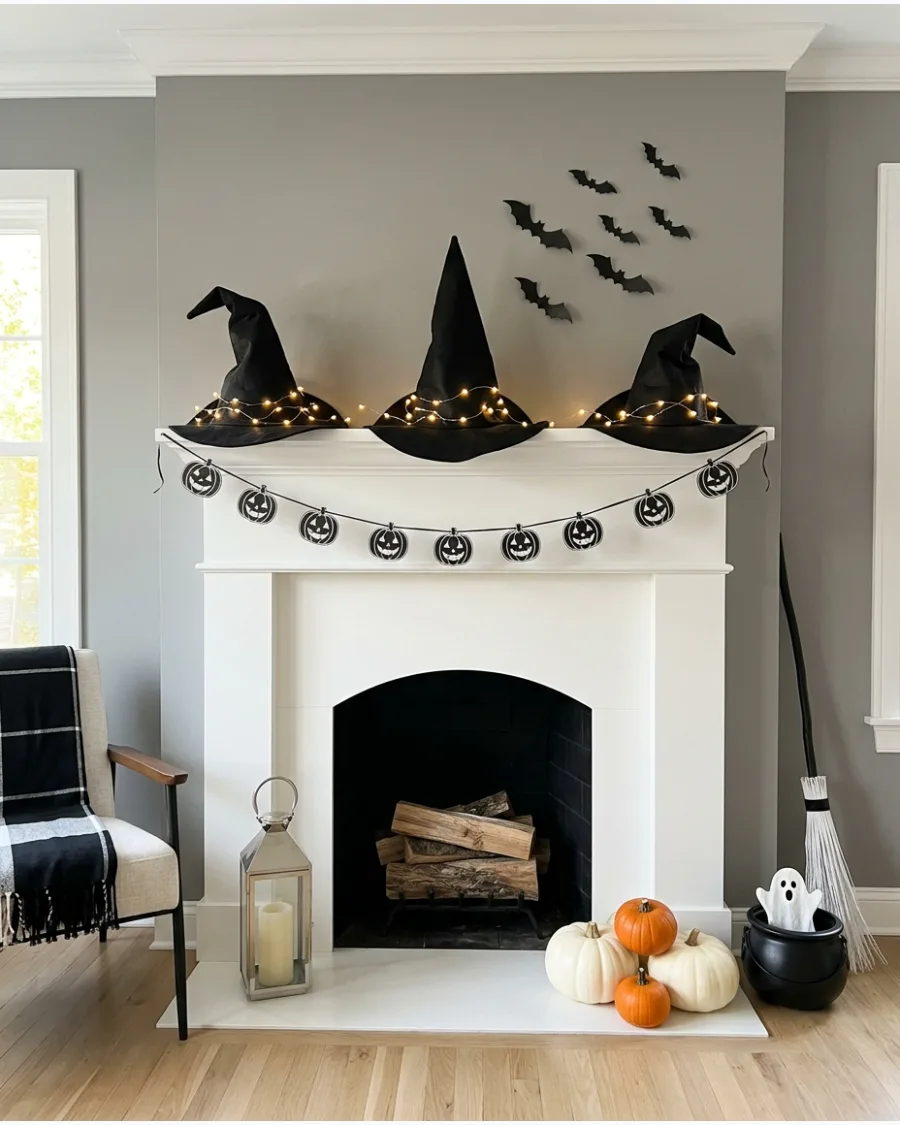 25. Witch Hat Mantel