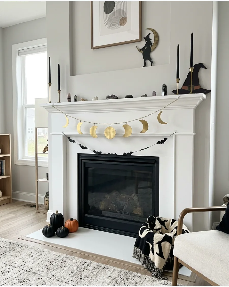 27. Moon Phase Mantel