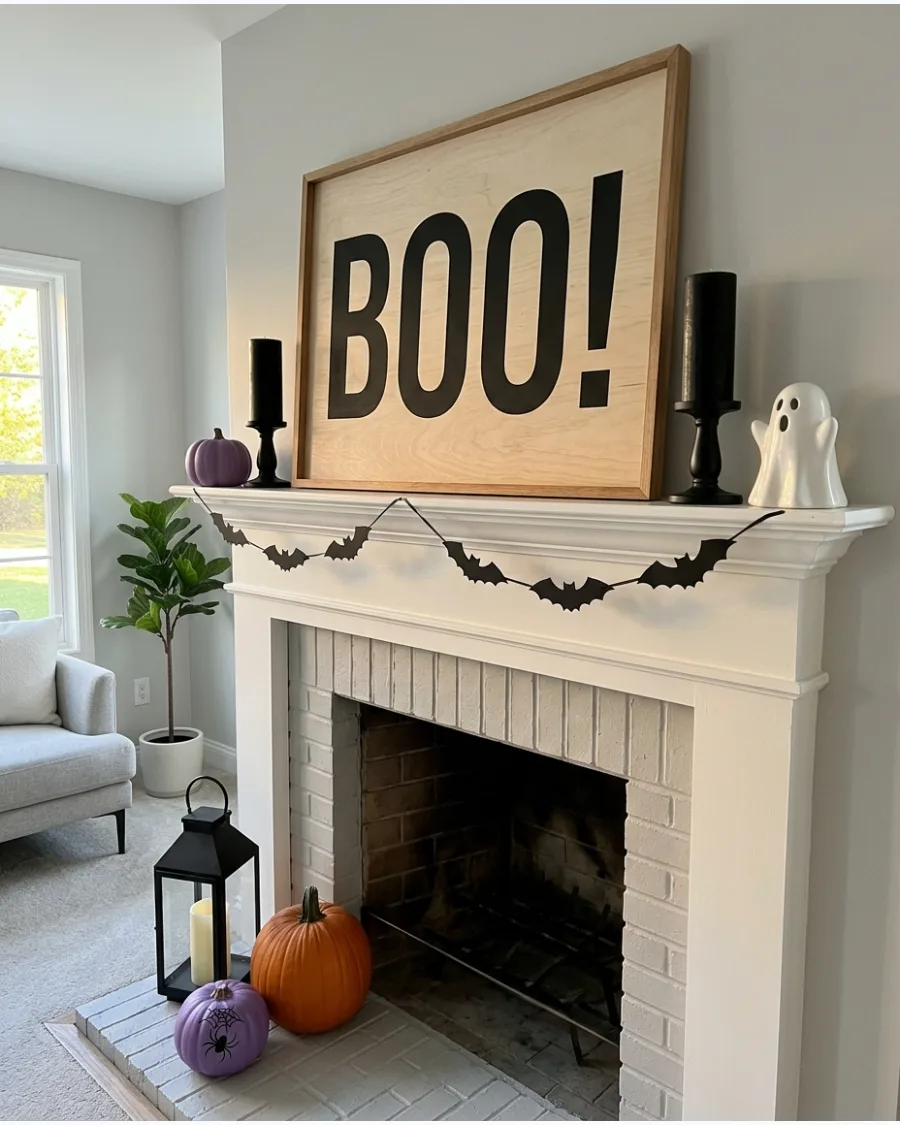 4. One Large Halloween Sign
