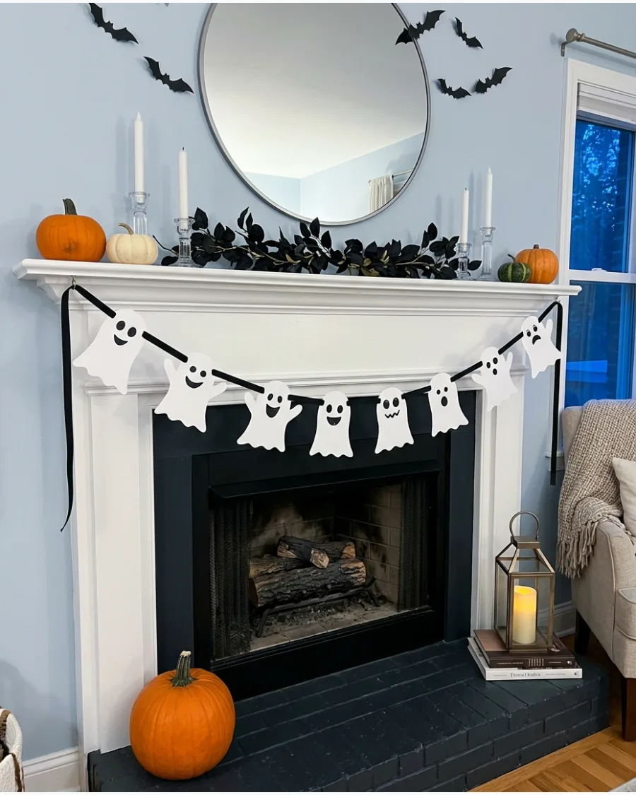 47. DIY Paper Ghost Garland