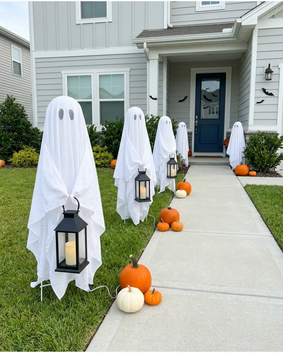 22. Ghosts Holding Lanterns