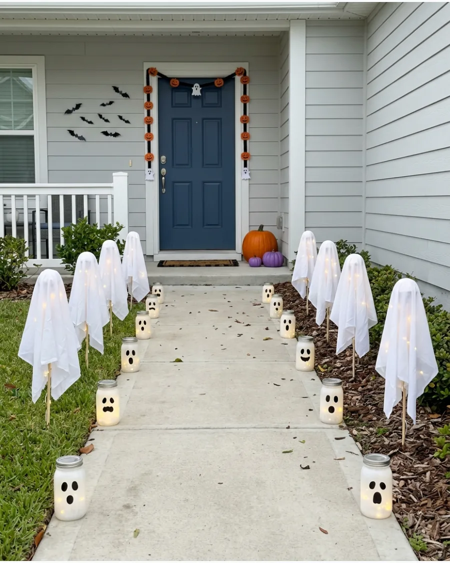 26. Ghost Luminary Trail