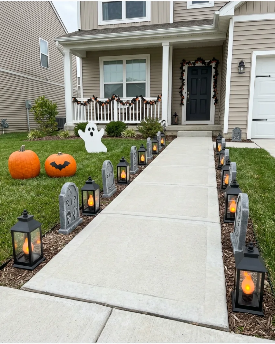 35. Tombstone Luminary Path