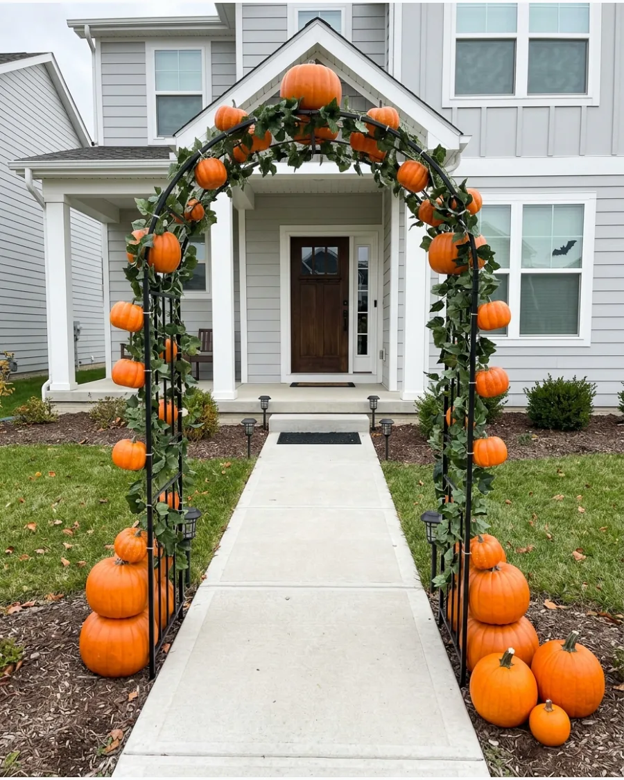 41. Pumpkin Walkway Arch