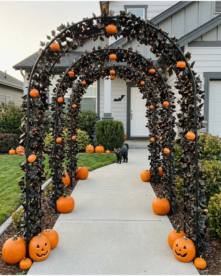 47. Pumpkin Vine Tunnel
