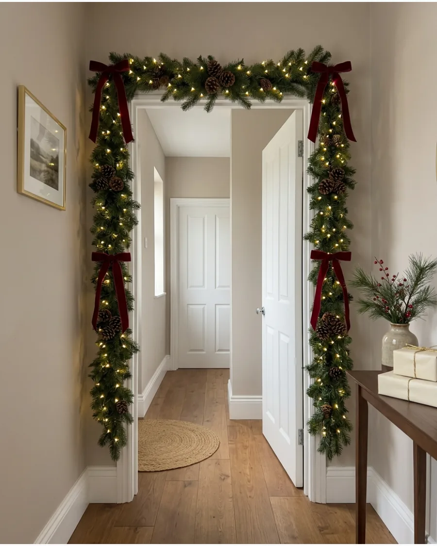 1. Full Hallway Doorway Garland