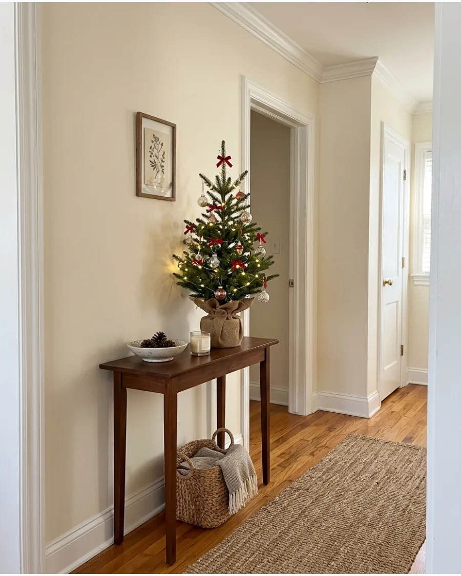 40. Tabletop Tree for a Tiny Hallway