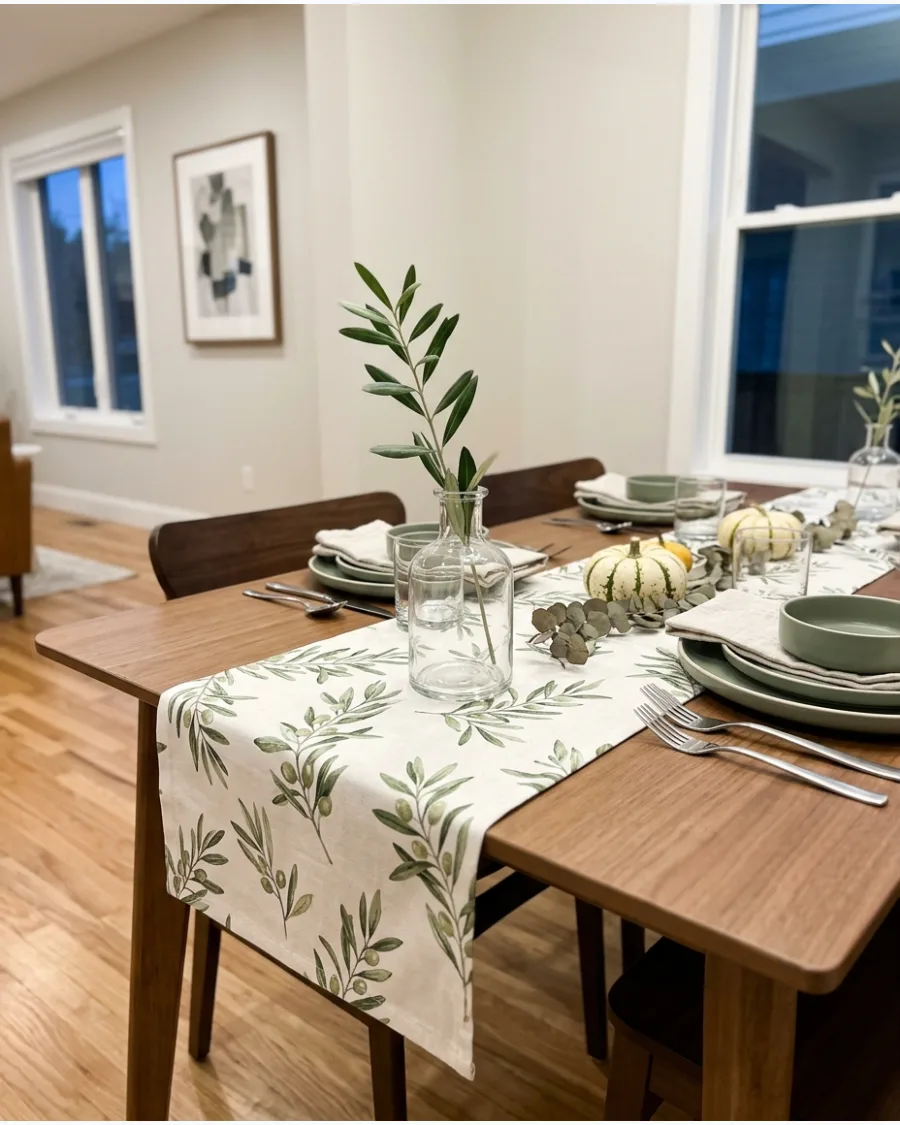 27. Modern Botanical Thanksgiving Tablescape