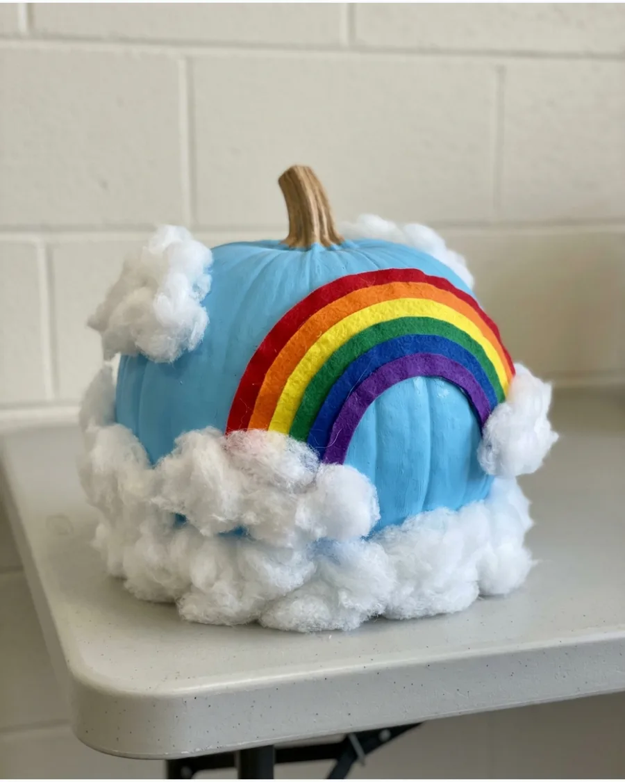 14. Cloud and Rainbow Pumpkin