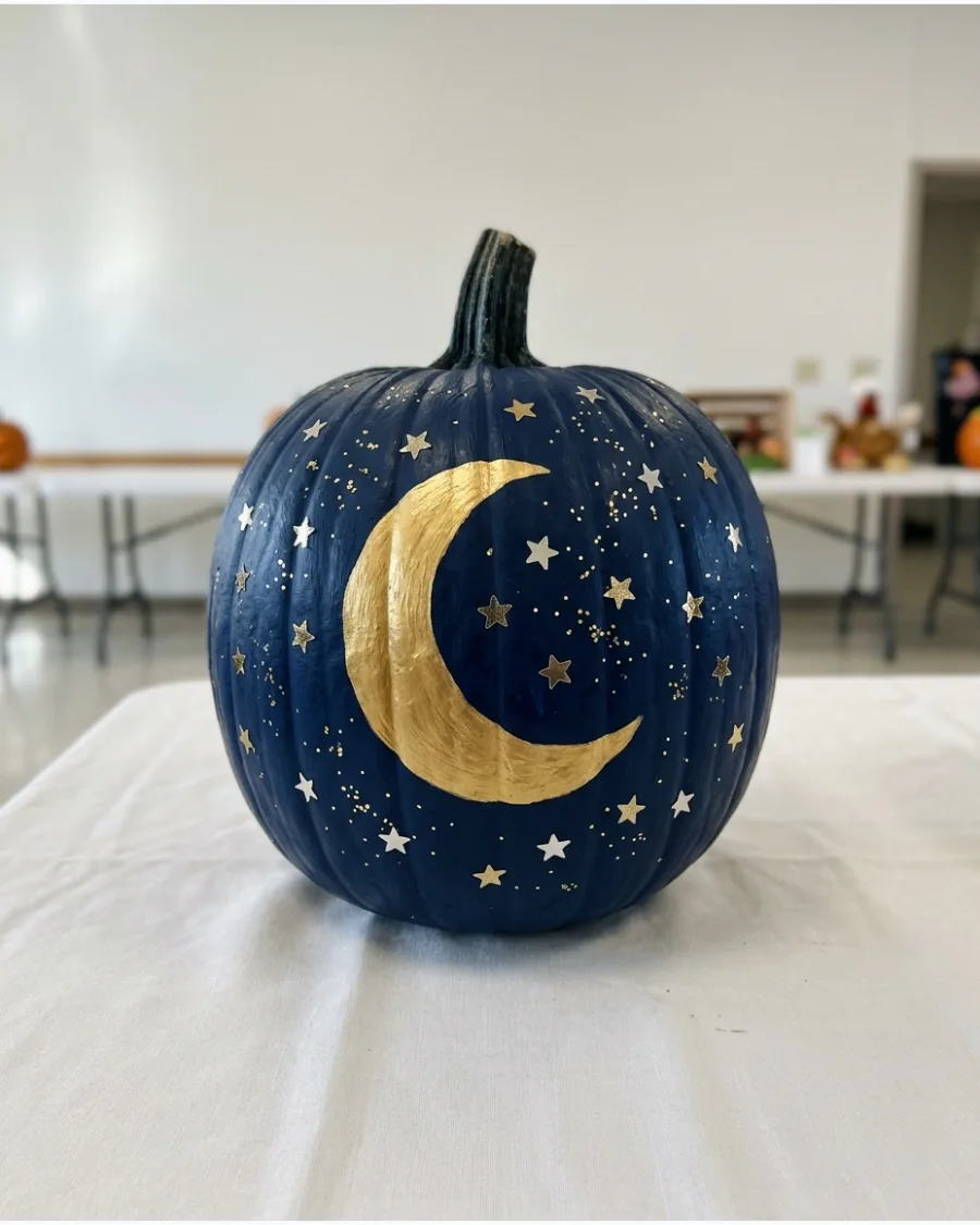 16. Sweet Dreams Moon Pumpkin