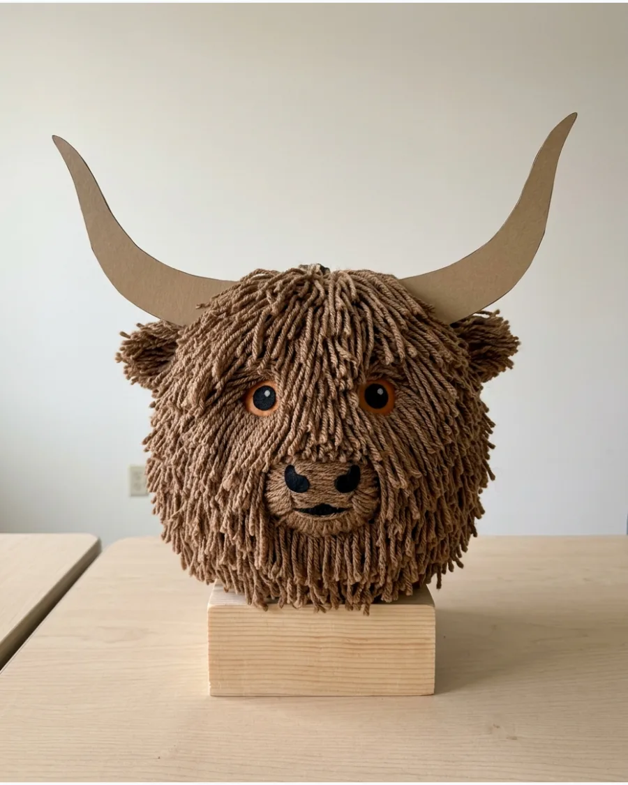 17. Highland Cow Pumpkin