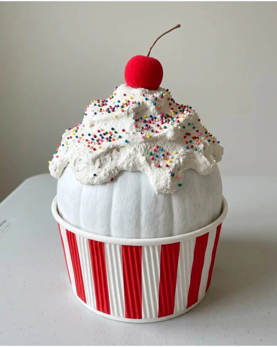 27. Ice Cream Sundae Pumpkin