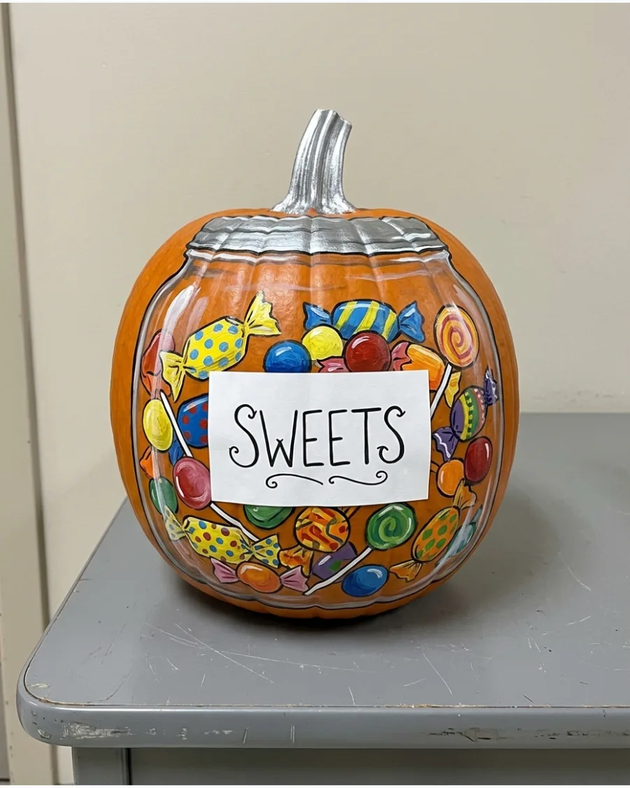 33. Candy Jar Pumpkin