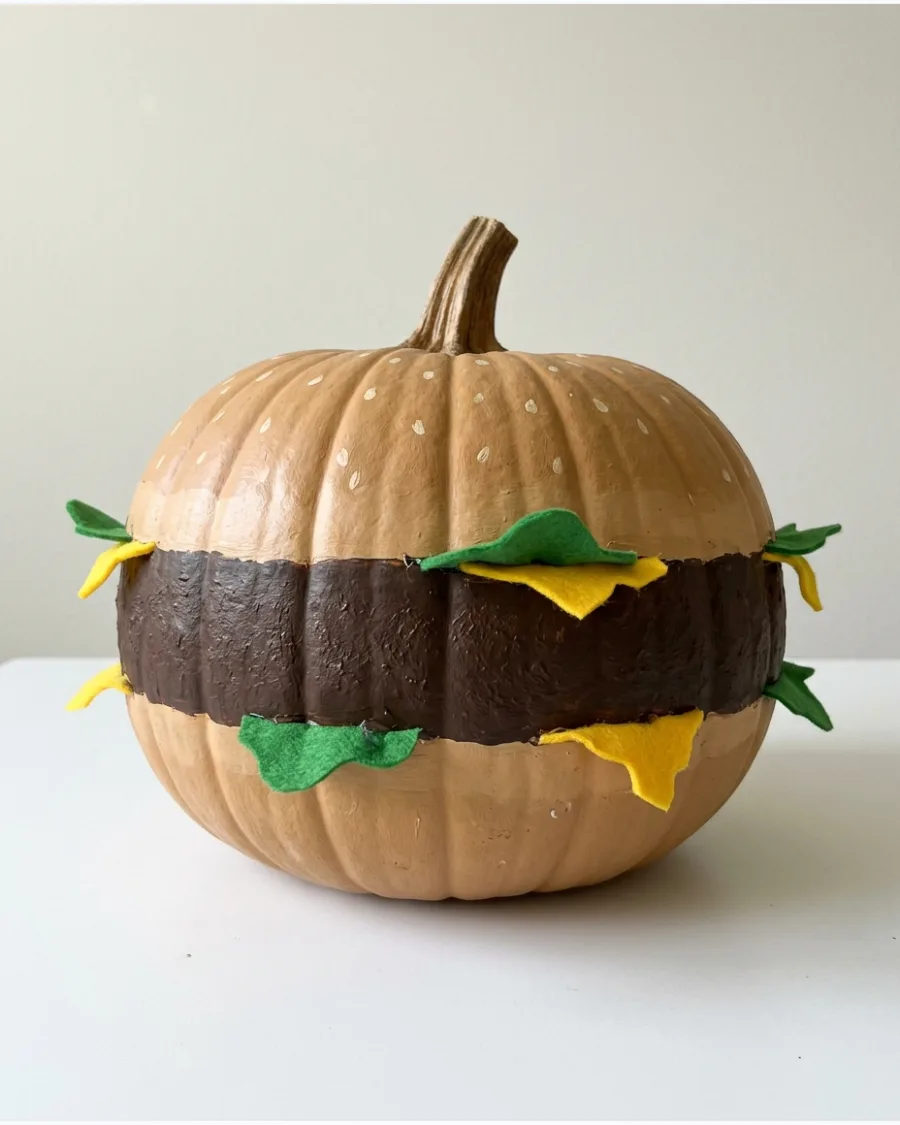 35. Hamburger Pumpkin