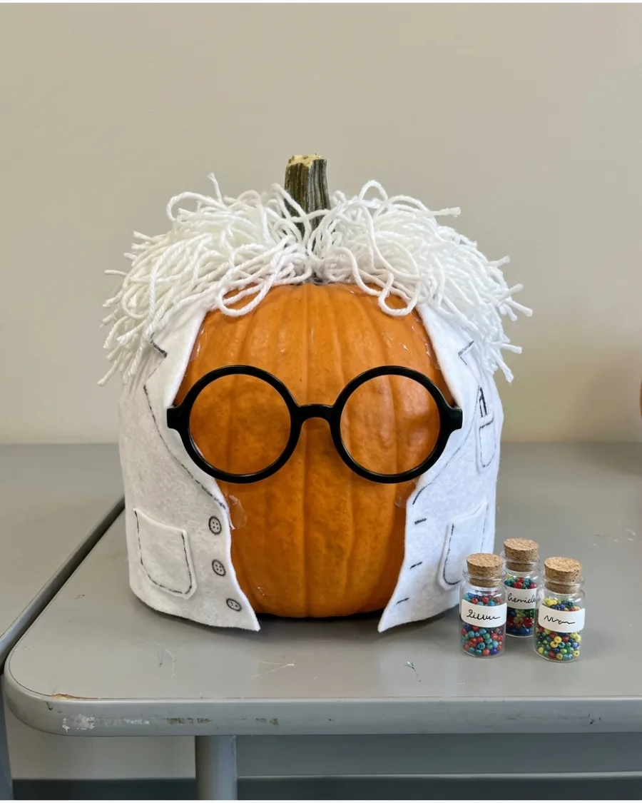 41. Scientist Pumpkin