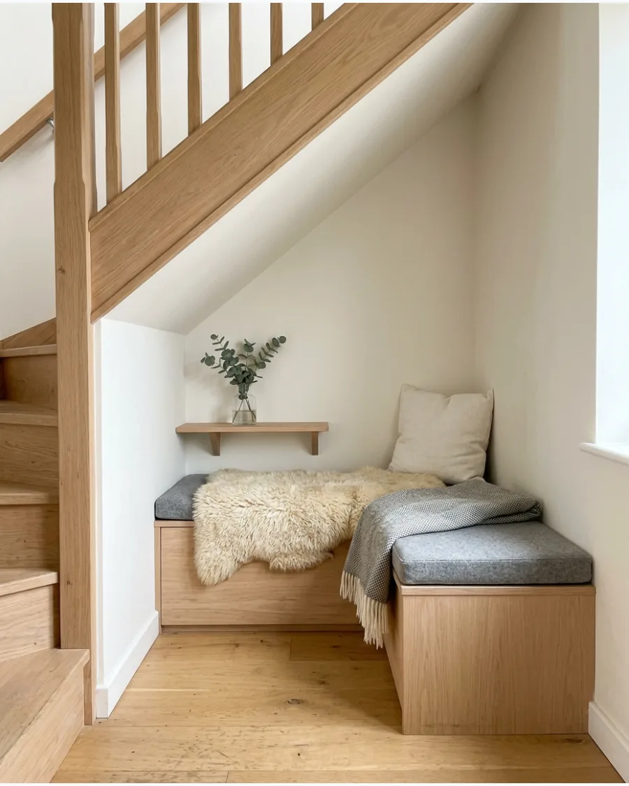 18. Scandinavian Under-Stair Nook