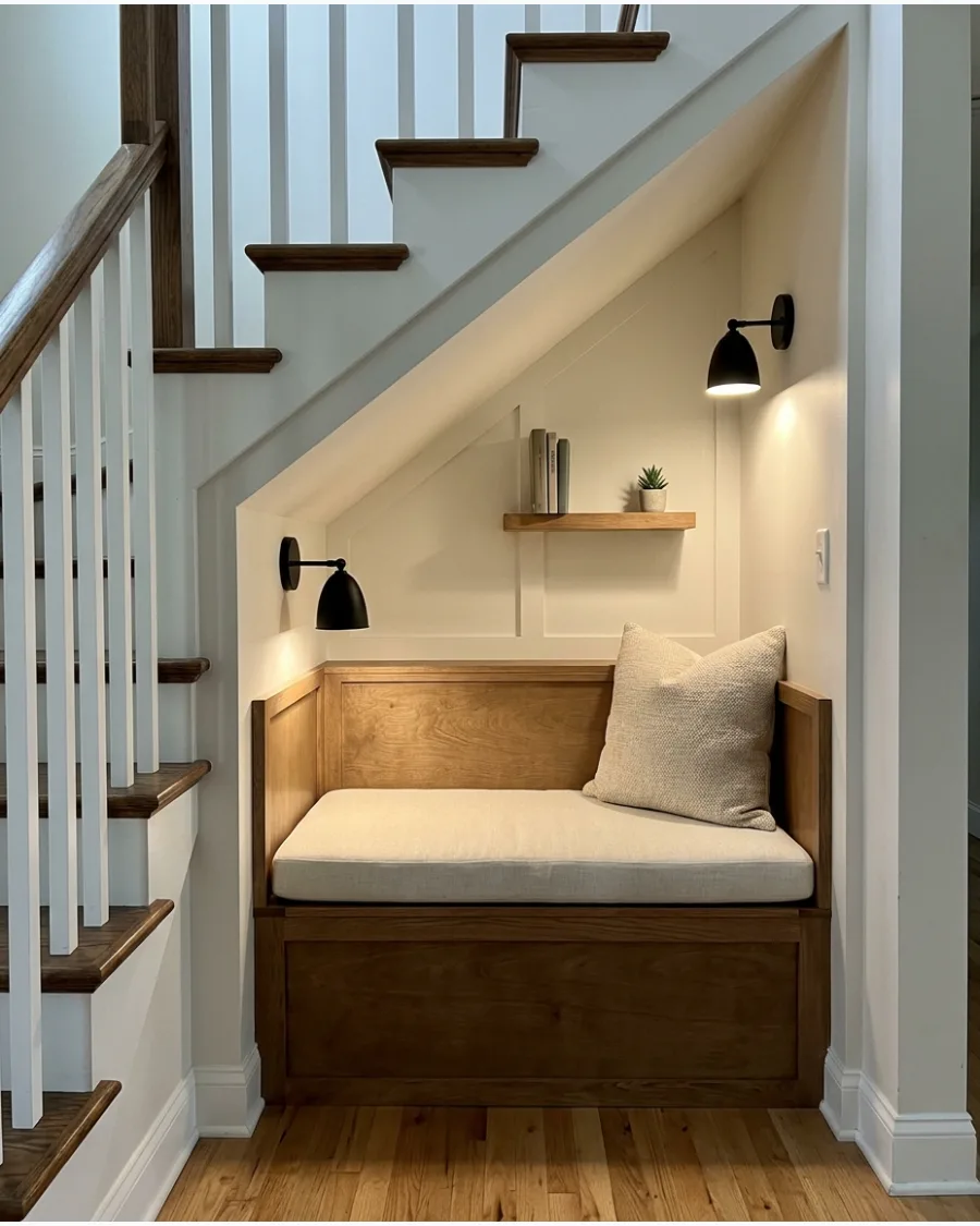 19. Cozy Nook With Wall Sconces