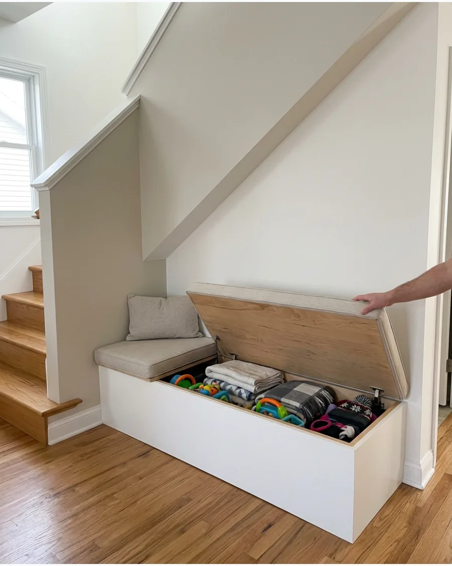 20. Nook With Hidden Storage Seating