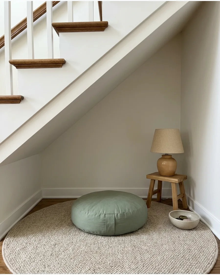 49. Meditation Nook Under Stairs