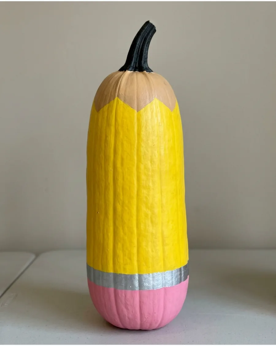 16. Pencil Pumpkin