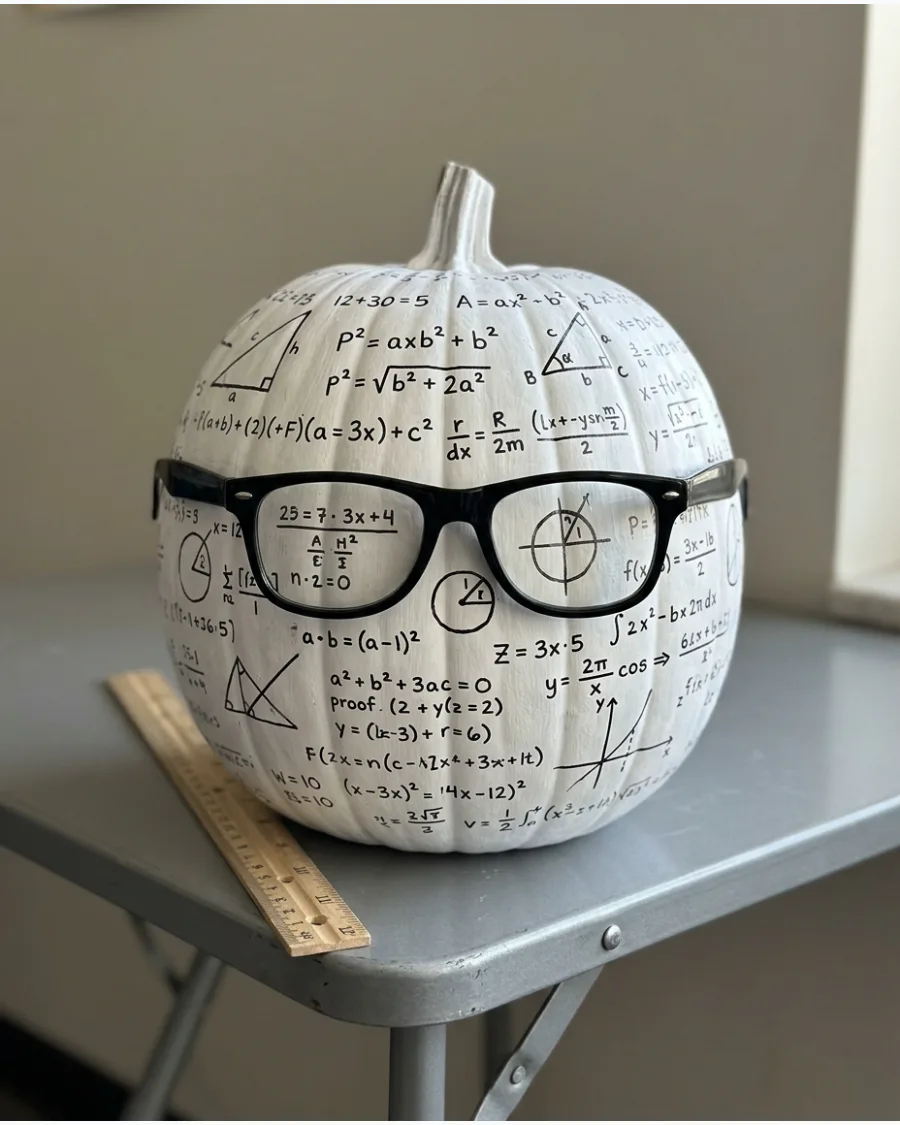 21. Math Genius Pumpkin