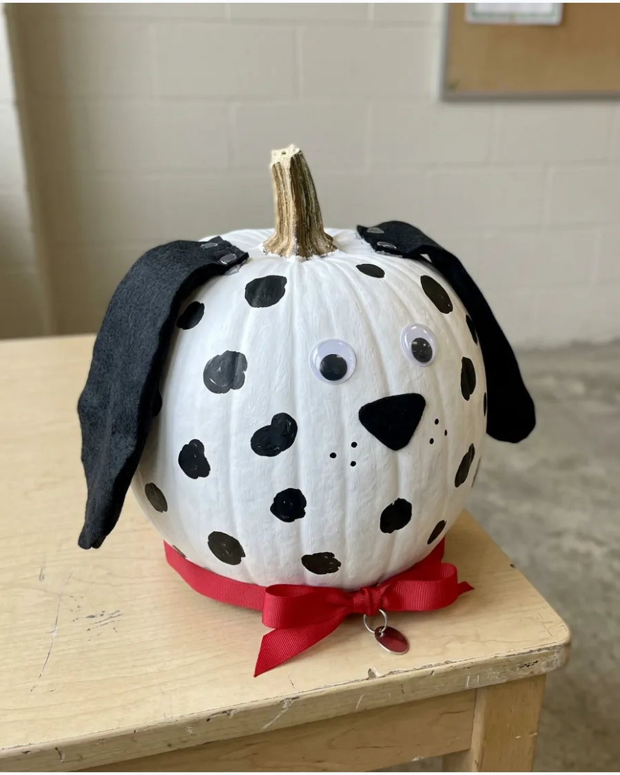 29. Dalmatian Puppy Pumpkin