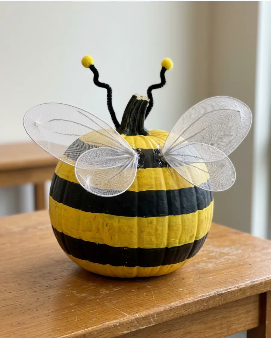 30. Bumblebee Pumpkin