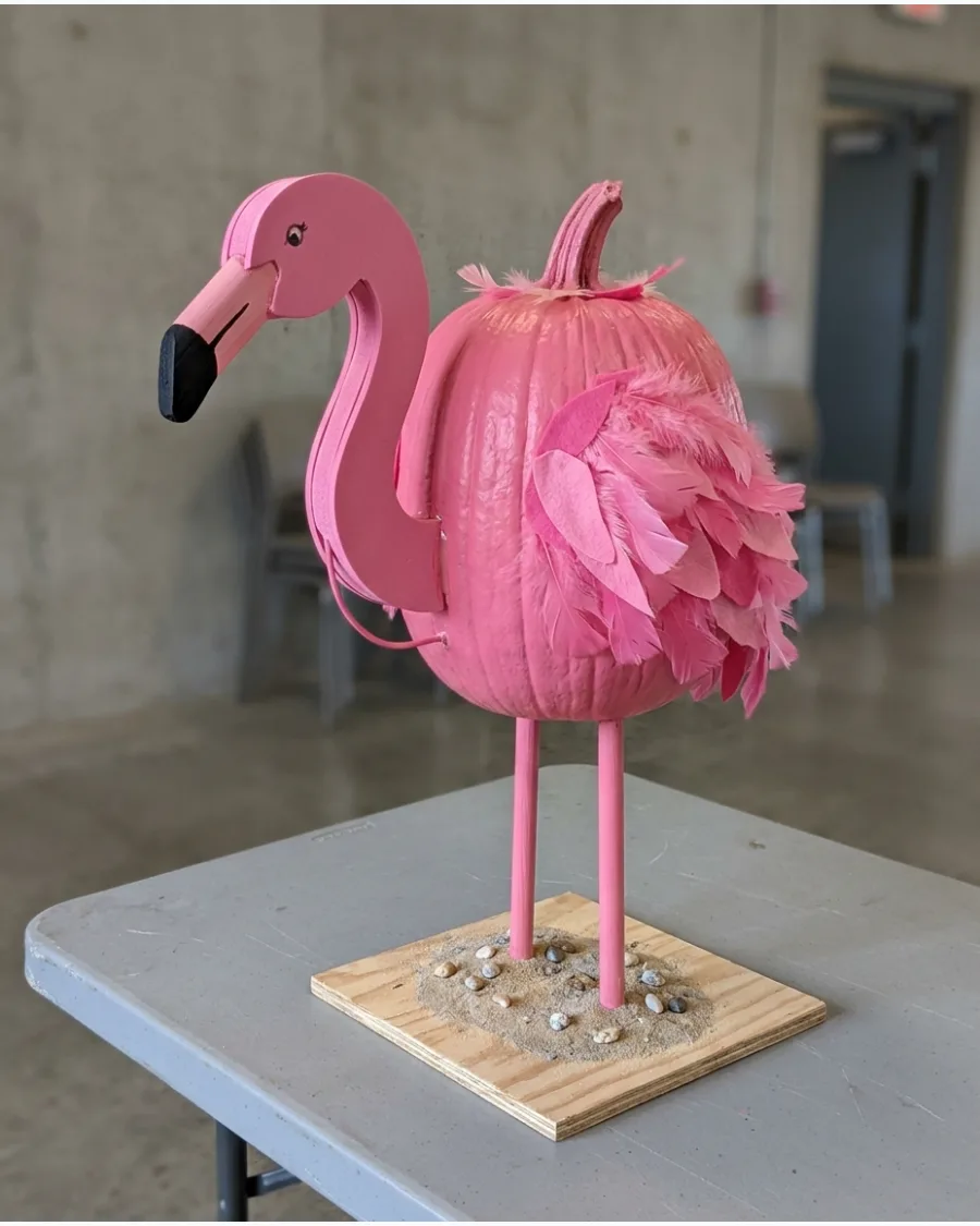 32. Flamingo Pumpkin