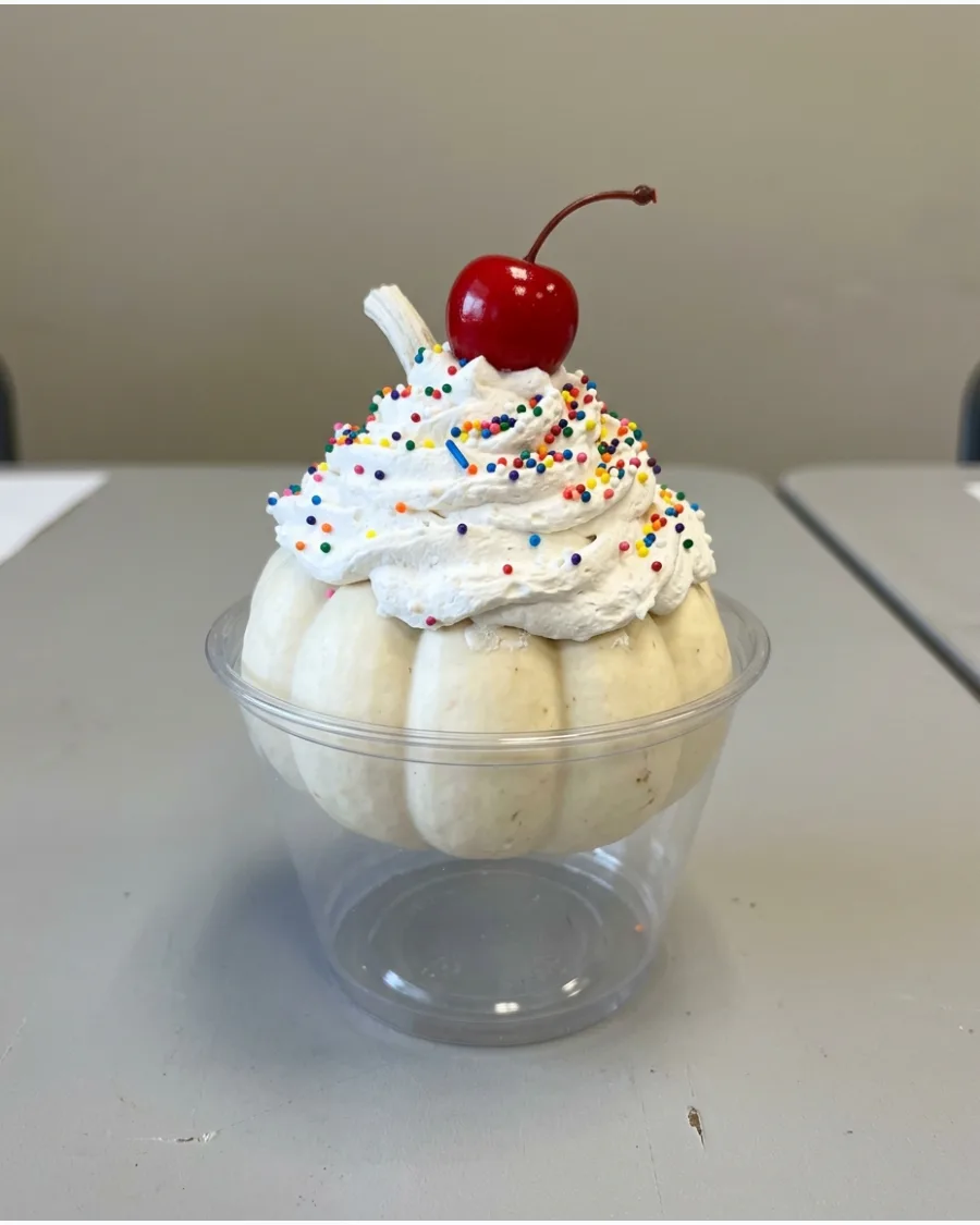 34. Ice-Cream Sundae Pumpkin