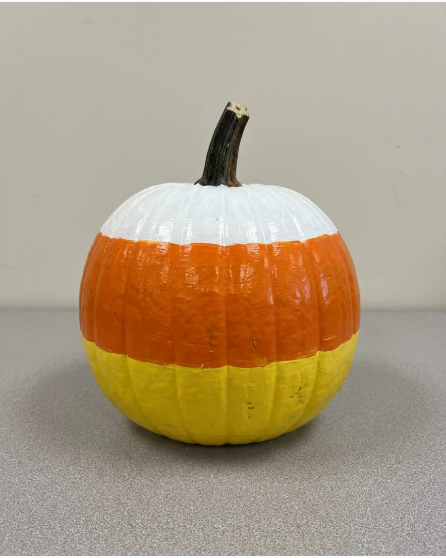 41. Candy Corn Pumpkin