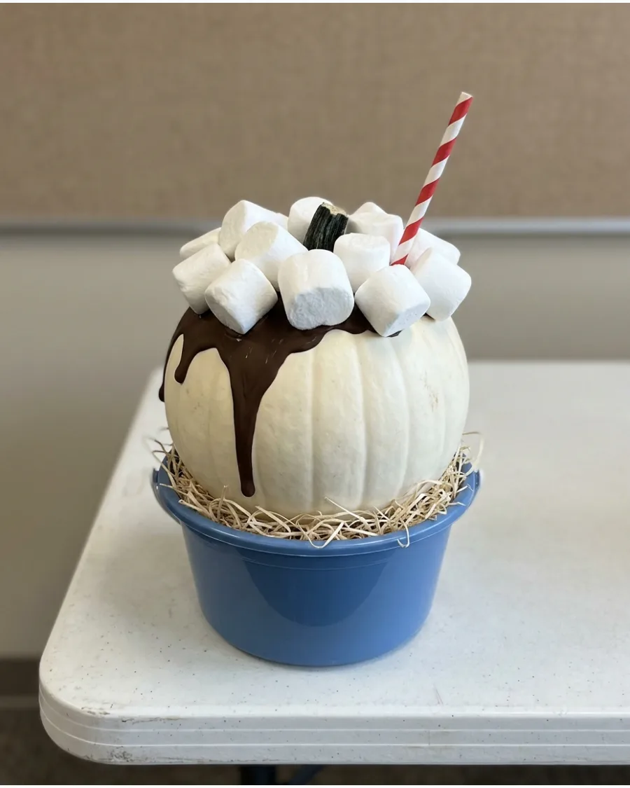 42. Hot Cocoa Pumpkin