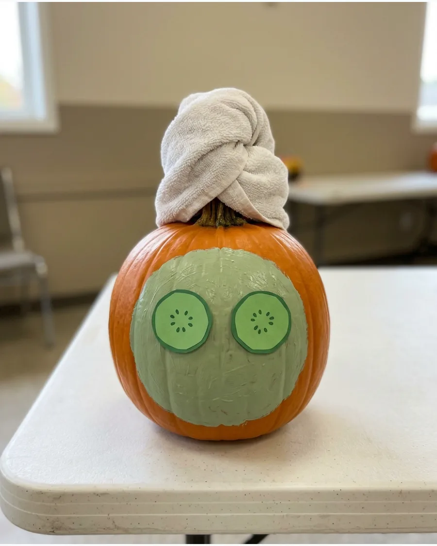 56. Spa Day Pumpkin