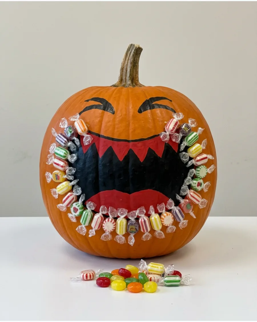 61. Pumpkin Eating Candy