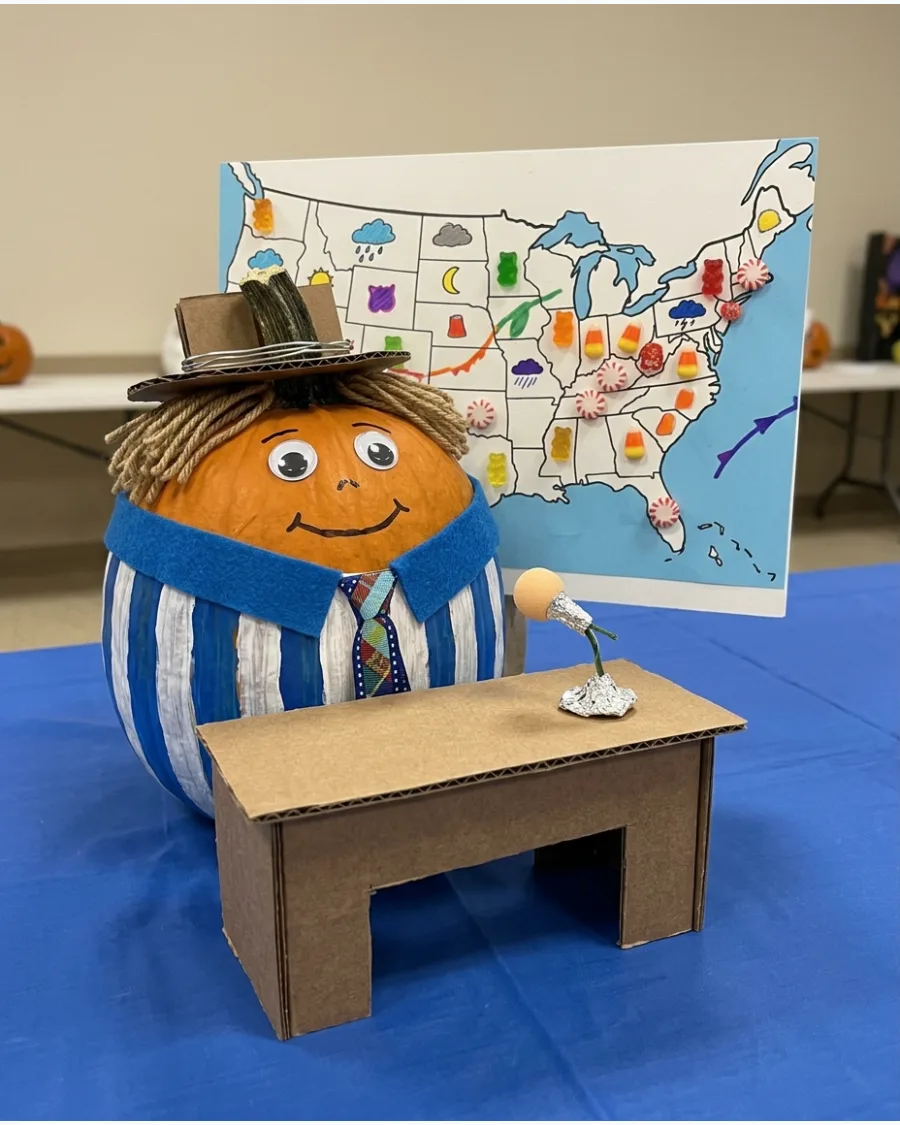 64. Pumpkin Weather Reporter
