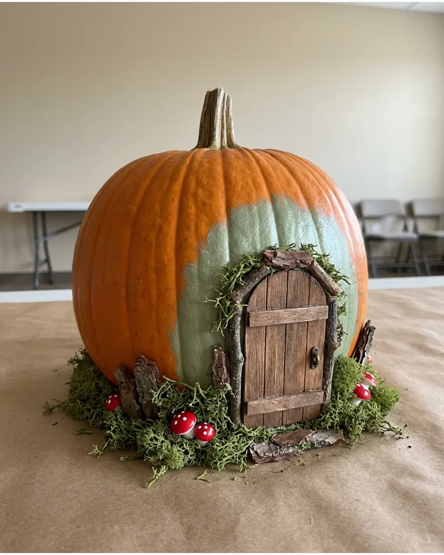 70. Fairy House Pumpkin