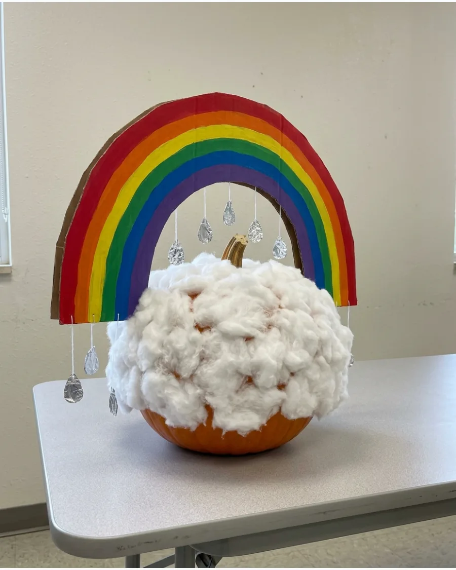 73. Rainbow Cloud Pumpkin