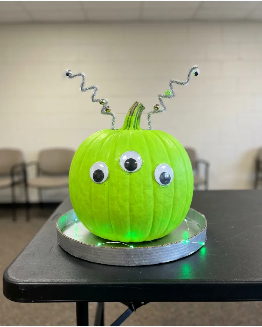 74. Friendly Alien Pumpkin