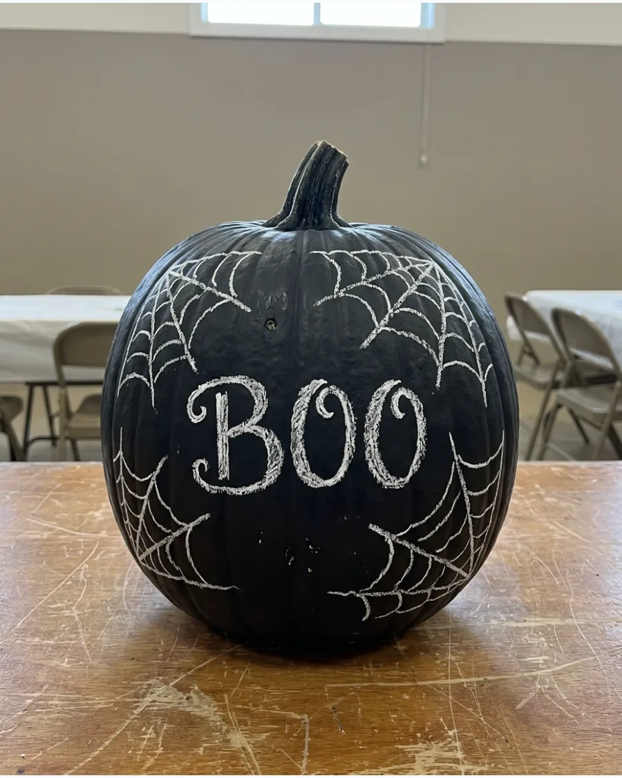 8. Chalkboard Pumpkin