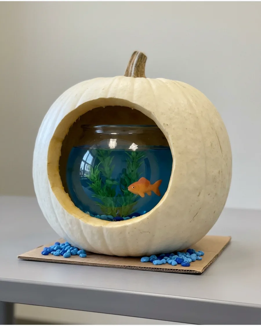 90. Underwater Pumpkin Aquarium Display