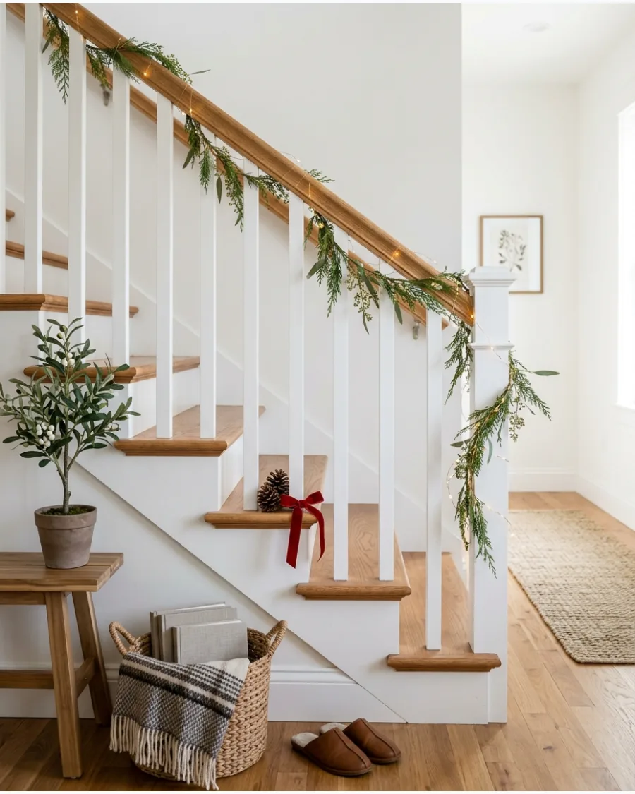 29. Minimal Greenery and Micro Light Railing