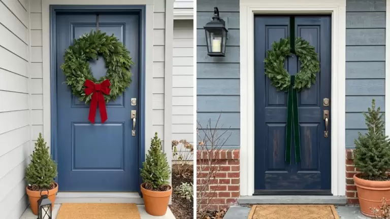 50 Simple Outside Christmas Decor Ideas