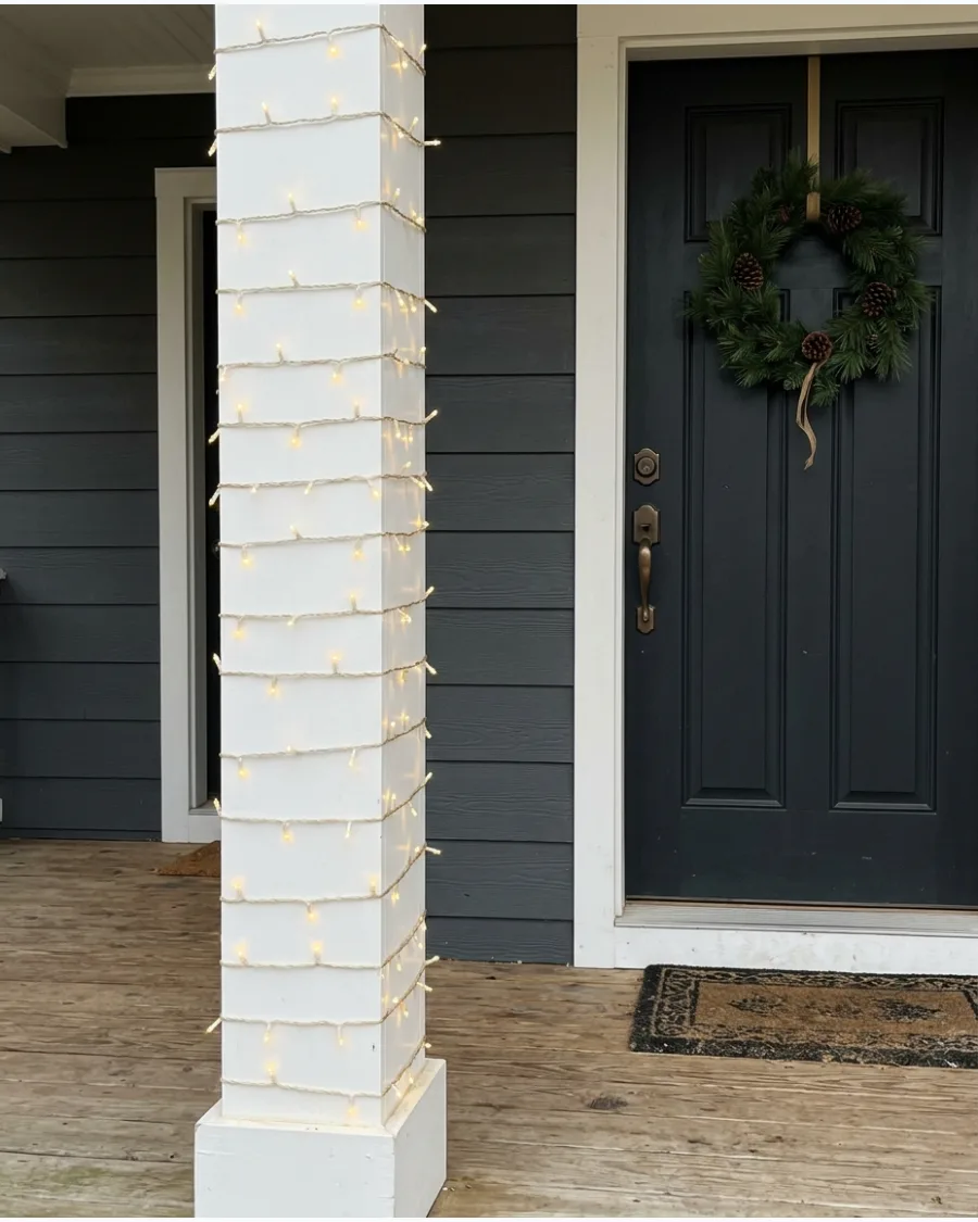 31. Luminous Column String Light Wrap
