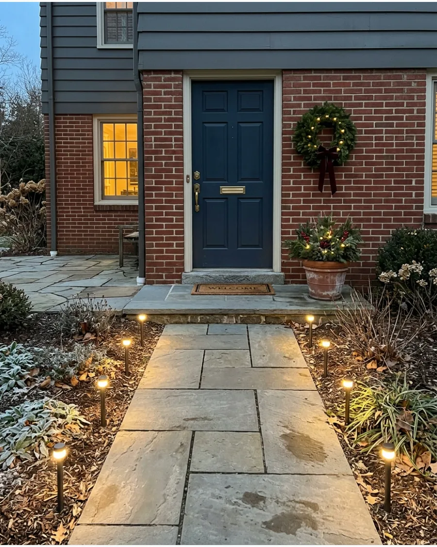 40. Warm White Pathway Lights