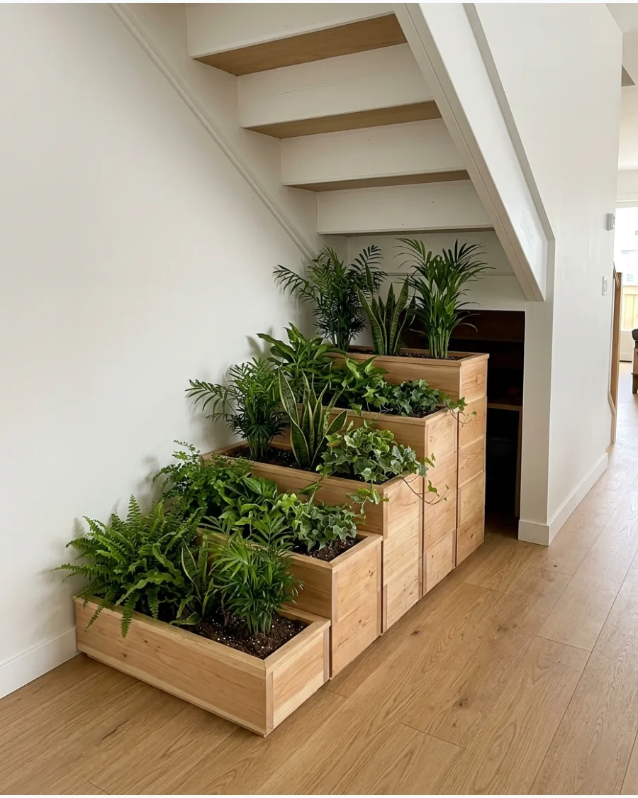 36. Stair-Step Planter Garden