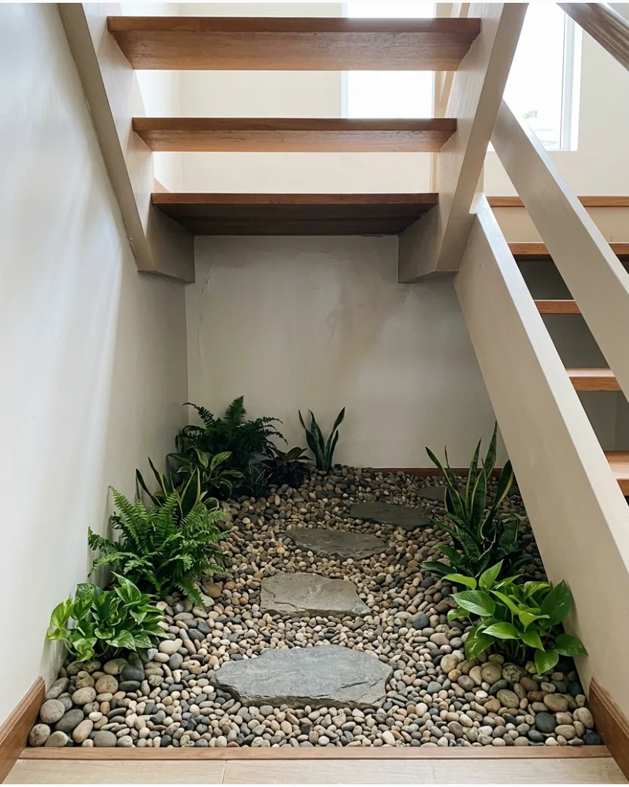 7. Pebble Garden With Stepping Stones