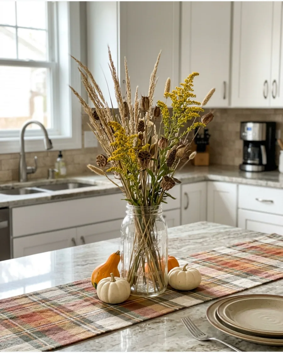 53. DIY Wildflower Thanksgiving Centerpiece