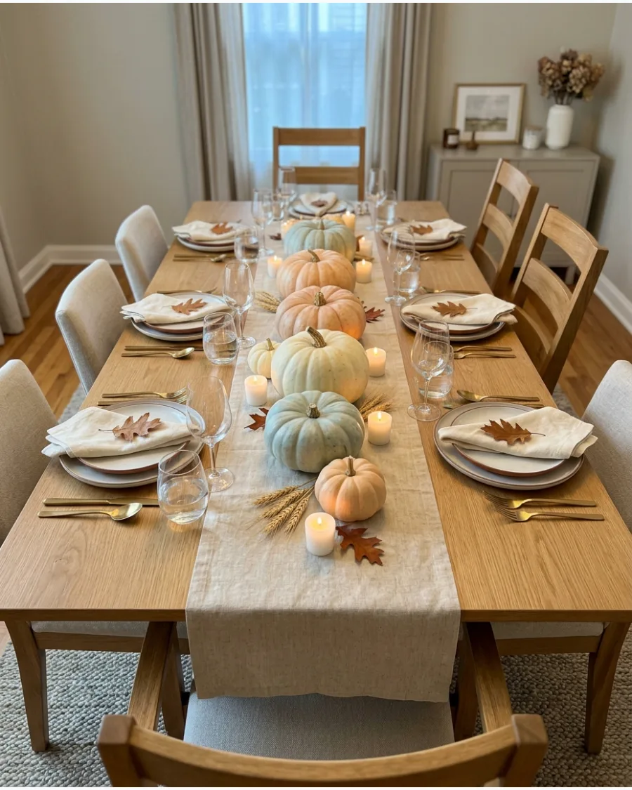 11. Heirloom Pumpkin Table Runner